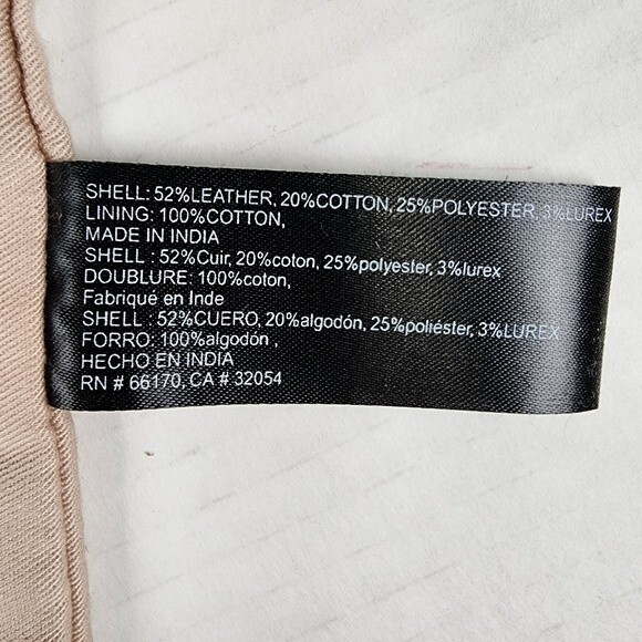 Anthropologie Jasper & Jeera Pouch Metallic Leather Cotton Blend Large Tassel - Picture 6 of 14